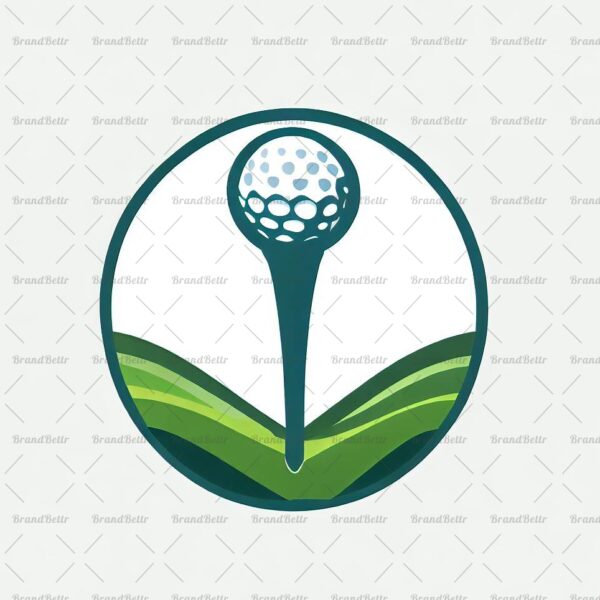 Golftee und Ball